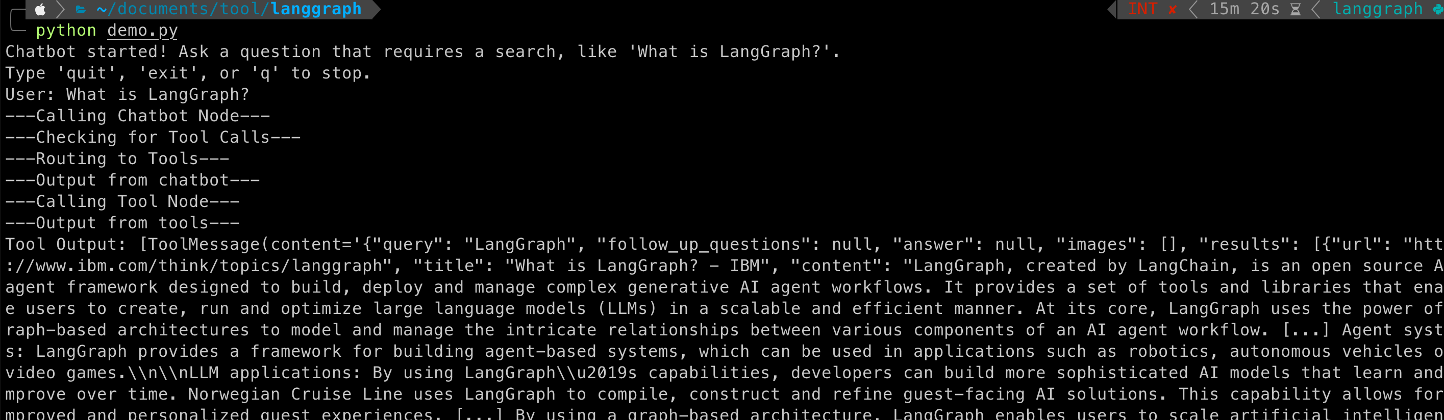 LangGraph 入门教程-2：为聊天机器人添加工具 配图 image