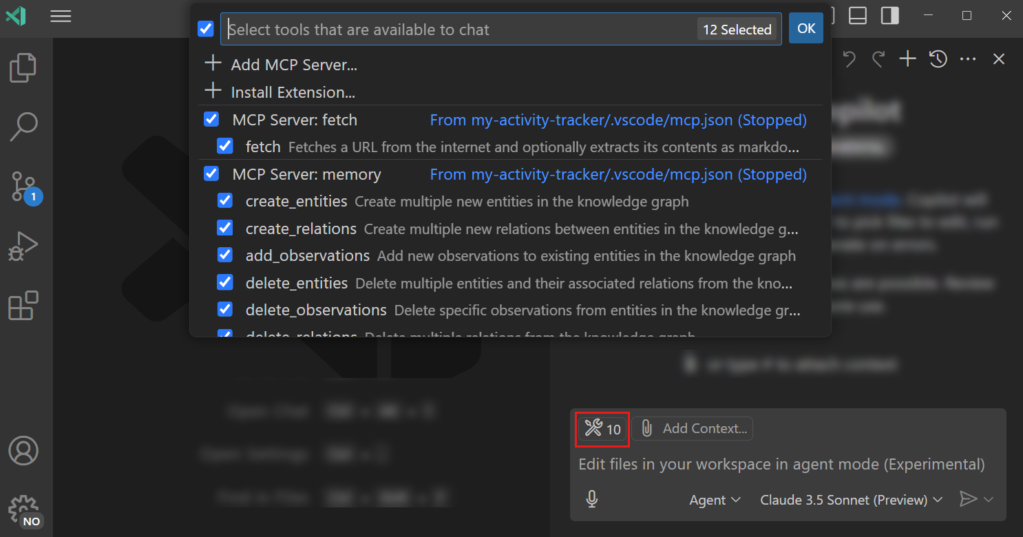 VS Code 集成 MCP 模型上下文协议：实现 AI 工具调用的新方式 配图 image-1